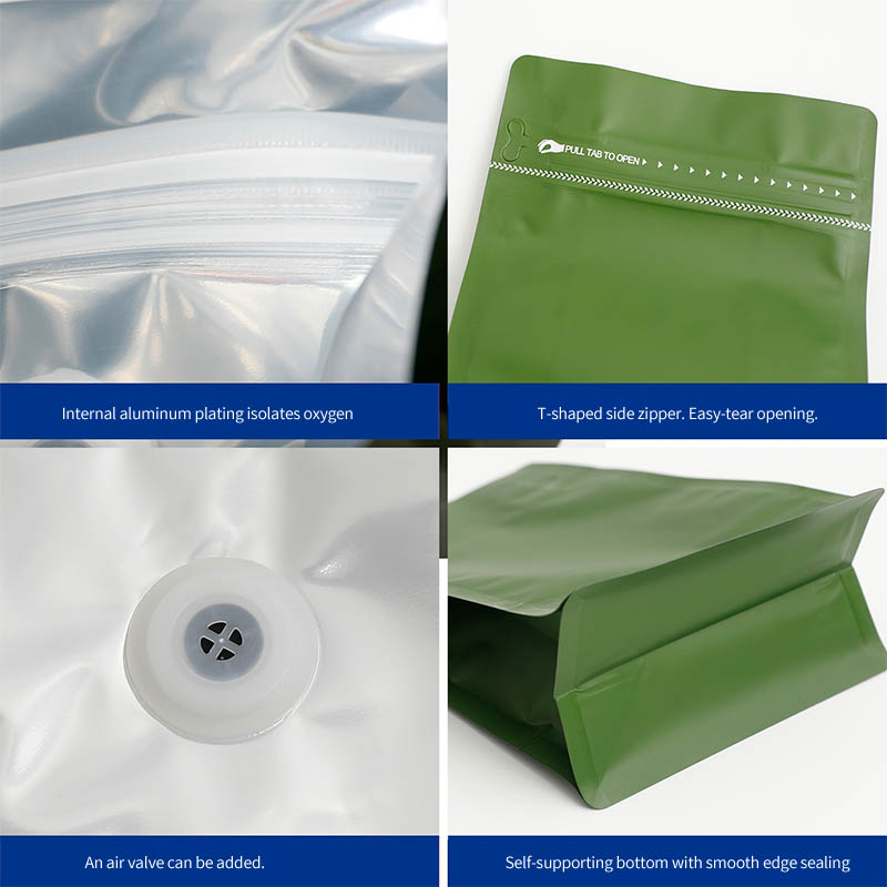 Octagonal Sealed Coffee Bag