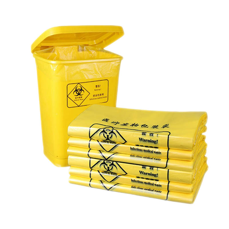 How can the printing process for flat-mouth garbage bags ensure clear patterns while remaining environmentally friendly and pollution-free?