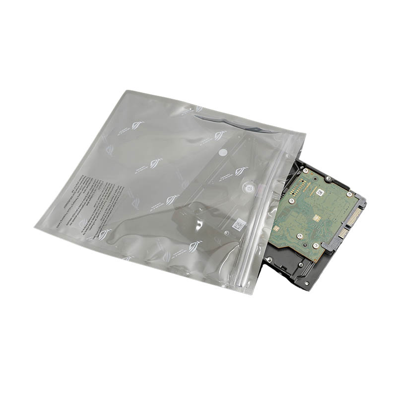 Why are antistatic self-sealing PE bags essential for electronics?